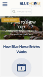 Mobile Screenshot of bluehorseentries.com